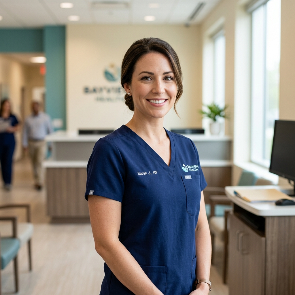 Nurse practitioners reviewing patient records and coding accuracy